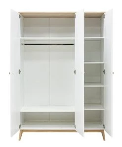 Bopita Armoires Enfant Armoire 3 Portes Blanc Chêne 9 Bopita Armoires Enfant Armoire 3 Portes Blanc Chêne -Armoires enfant Soldes armoire 3 portes blanc chene 2