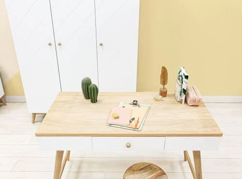 Bopita Armoires Enfant Armoire 3 Portes Blanc Chêne 7 Bopita Armoires Enfant Armoire 3 Portes Blanc Chêne – Image 5