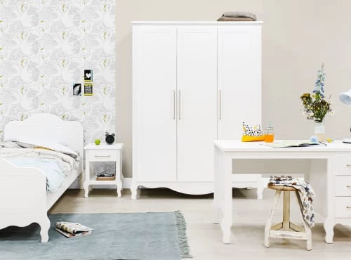 Bopita Armoires Enfant Armoire 3-portes Blanc En MDF Et Panneaux De Particules 8 Bopita Armoires Enfant Armoire 3-portes Blanc En MDF Et Panneaux De Particules – Image 6