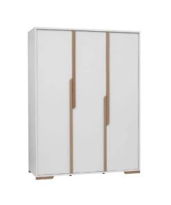 Pinio Armoires Enfant Armoire 3 Portes Blanc Naturel