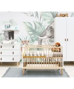 Bopita Armoires Enfant Armoire 3 Portes Blanc Naturel Naturel -Armoires enfant Soldes armoire 3 portes blanc naturel naturel 3