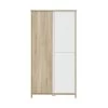 Calicosy Armoires Enfant Armoire 3 Portes Bois Et Blanc Bébé - 95 X 185 Cm
