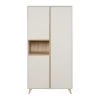 Quax Armoires Enfant Armoire 3 Portes Gris -Armoires enfant Soldes armoire 3 portes gris