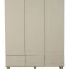 Quax Armoires Enfant Armoire 3 Portes Gris