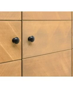 Bopita Armoires Enfant Armoire 3 Portes Noir Naturel Naturel -Armoires enfant Soldes armoire 3 portes noir naturel naturel 3