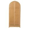 Calicosy Armoires Enfant Armoire Avec 2 Portes En Rotin Naturel