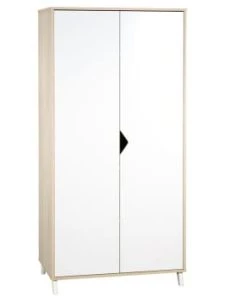 BabyPrice Armoires Enfant Armoire Bébé 2 Portes 175x86x56cm En Bois Gris Foncé 11 BabyPrice Armoires Enfant Armoire Bébé 2 Portes 175x86x56cm En Bois Gris Foncé -Armoires enfant Soldes armoire bebe 2 portes 175x86x56cm en bois beige 5