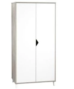 BabyPrice Armoires Enfant Armoire Bébé 2 Portes 175x86x56cm En Bois Gris Foncé 10 BabyPrice Armoires Enfant Armoire Bébé 2 Portes 175x86x56cm En Bois Gris Foncé -Armoires enfant Soldes armoire bebe 2 portes 175x86x56cm en bois gris fonce 4