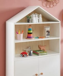 Baita Armoires Enfant Armoire Blanc 2 Portes 80cm -Armoires enfant Soldes armoire blanc 2 portes 80cm 3