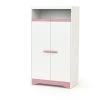 AT4 Armoires Enfant Armoire Blanc Et Rose -Armoires enfant Soldes armoire blanc et rose