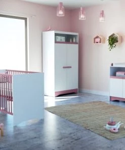 AT4 Armoires Enfant Armoire Blanc Et Rose 10 AT4 Armoires Enfant Armoire Blanc Et Rose -Armoires enfant Soldes armoire blanc et rose 2