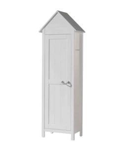 Terre De Nuit Armoires Enfant Armoire Cabane 1 Porte En Bois Blanc 192cm