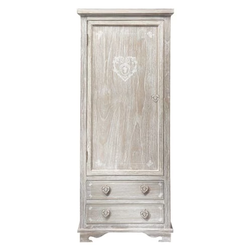 Maisons Du Monde Armoires Armoire En Bois De Paulownia Grisé 3 Maisons Du Monde Armoires Armoire En Bois De Paulownia Grisé