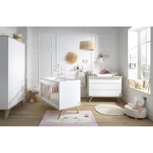 Sauthon Armoires Enfant Armoire Enfant 2 Portes 209x102x56cm En Bois Blanc 5 Sauthon Armoires Enfant Armoire Enfant 2 Portes 209x102x56cm En Bois Blanc – Image 3