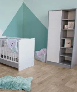 Home Maison Armoires Enfant Armoire Enfant à Porte Coulissante Et Rayonnages Java -Armoires enfant Soldes armoire enfant a porte coulissante et rayonnages java 2