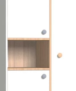 Home Maison Armoires Enfant Armoire Enfant Avec Pieds En Hêtre Senja Blanc -Armoires enfant Soldes armoire enfant avec pieds en hetre senja blanc 2