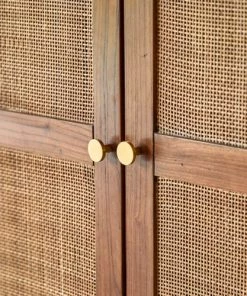 Tikamoon Armoires Enfant Armoire Enfant En Orme Et Cannage -Armoires enfant Soldes armoire enfant en orme et cannage 2