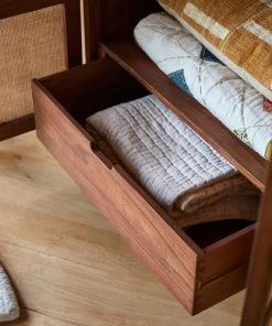 Tikamoon Armoires Enfant Armoire Enfant En Orme Et Cannage -Armoires enfant Soldes armoire enfant en orme et cannage 4