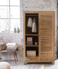 Tikamoon Armoires Enfant Armoire Enfant En Teck Massif -Armoires enfant Soldes armoire enfant en teck massif 1