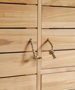 Tikamoon Armoires Enfant Armoire Penderie Enfant En Teck Massif -Armoires enfant Soldes armoire penderie enfant en teck massif 2