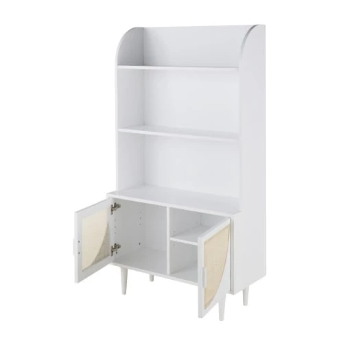 Maisons Du Monde Bibliothèques Et étagères Enfant Bibliothèque 2 Portes Blanche Et Beige 4 Maisons Du Monde Bibliothèques Et étagères Enfant Bibliothèque 2 Portes Blanche Et Beige – Image 2