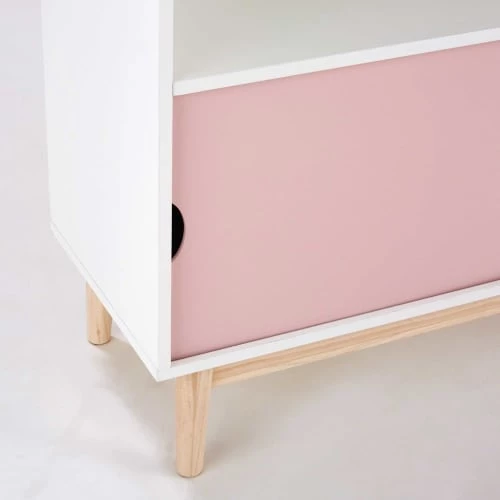 Maisons Du Monde Rangements Ados Bibliothèque 2 Portes Tricolore 6 Maisons Du Monde Rangements Ados Bibliothèque 2 Portes Tricolore – Image 5