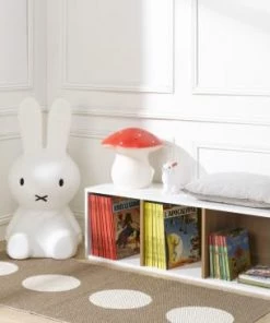 Nateo Concept Bibliothèques Et étagères Enfant Bibliothèque 3 Cases Blanc -Armoires enfant Soldes bibliotheque 3 cases blanc 2