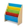 Delta Children Bibliothèques Et étagères Enfant Bibliothèque 4 Pochettes En Bois Imitation Bois Clair -Armoires enfant Soldes bibliotheque 4 pochettes en bois imitation bois clair