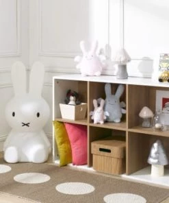 Nateo Concept Bibliothèques Et étagères Enfant Bibliothèque 6 Cases Blanc -Armoires enfant Soldes bibliotheque 6 cases blanc 2