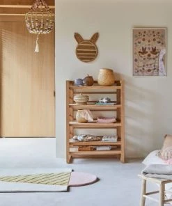 Tikamoon Bibliothèques Et étagères Enfant Bibliothèque Basse Enfant En Teck Massif