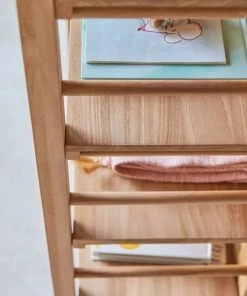 Tikamoon Bibliothèques Et étagères Enfant Bibliothèque Basse Enfant En Teck Massif -Armoires enfant Soldes bibliotheque basse enfant en teck massif 4