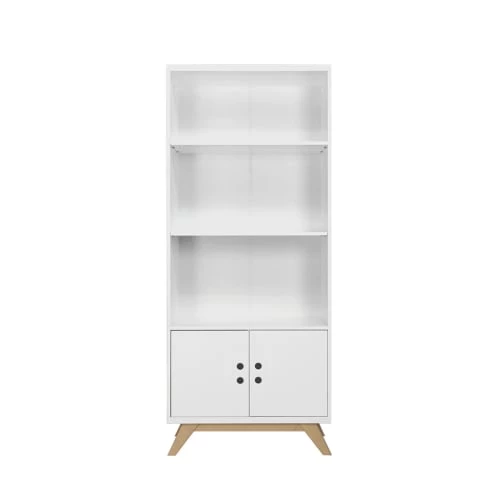 Bopita Bibliothèques Et étagères Enfant Bibliothèque Blanc Naturel 3 Bopita Bibliothèques Et étagères Enfant Bibliothèque Blanc Naturel