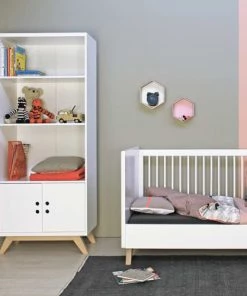 Bopita Bibliothèques Et étagères Enfant Bibliothèque Blanc Naturel 8 Bopita Bibliothèques Et étagères Enfant Bibliothèque Blanc Naturel -Armoires enfant Soldes bibliotheque blanc naturel 9