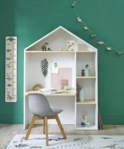 Maisons Du Monde Bibliothèques Et étagères Enfant Bibliothèque Bureau Enfant Blanche -Armoires enfant Soldes bibliotheque bureau enfant blanche 1000 7 27 215482 2