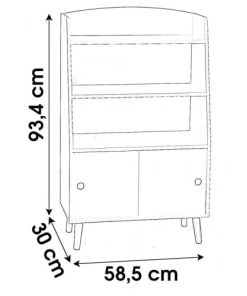 Fornord Bibliothèques Et étagères Enfant Bibliothèque Enfant 3 étagères 2 Portes 11 Fornord Bibliothèques Et étagères Enfant Bibliothèque Enfant 3 étagères 2 Portes -Armoires enfant Soldes bibliotheque enfant 3 etageres 2 portes 4