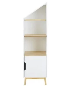 Maisons Du Monde Bibliothèques Et étagères Enfant Bibliothèque Enfant Maison Modulable Côté Droit 1 Porte Blanche