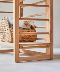 Tikamoon Bibliothèques Et étagères Enfant Bibliothèque Haute Enfant En Teck Massif -Armoires enfant Soldes bibliotheque haute enfant en teck massif 4