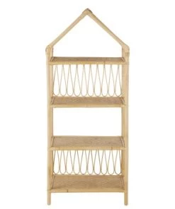 Maisons Du Monde Bibliothèques Et étagères Enfant Bibliothèque Maison Enfant En Rotin Et Bambou Beige