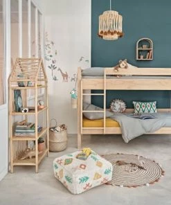 Maisons Du Monde Bibliothèques Et étagères Enfant Bibliothèque Maison Enfant En Rotin Et Bambou Beige -Armoires enfant Soldes bibliotheque maison enfant en rotin et bambou beige 1000 8 19 225683 4