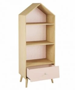 Maisons Du Monde Bibliothèques Et étagères Enfant Bibliothèque Maison Enfant Rose Et Blanche -Armoires enfant Soldes bibliotheque maison enfant rose et blanche 1000 0 8 180982 3