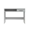 Bopita Bureaux Enfant Bureau 1 Niche 1 Tiroir Blanc Gris -Armoires enfant Soldes bureau 1 niche 1 tiroir blanc gris