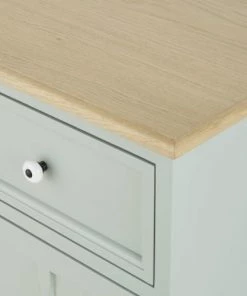 Maisons Du Monde Bureaux Enfant Bureau 1 Porte Et 1 Tiroir Vert De Gris -Armoires enfant Soldes bureau 1 porte et 1 tiroir vert de gris 1000 3 26 215563 4