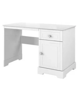 Bellamy Bureaux Enfant Bureau 1 Tiroir 1 Porte Blanc