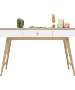 Bopita Bureaux Enfant Bureau 1 Tiroir Blanc Chêne -Armoires enfant Soldes bureau 1 tiroir blanc chene 1