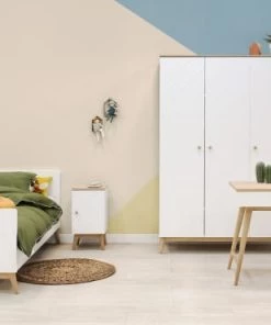 Bopita Bureaux Enfant Bureau 1 Tiroir Blanc Chêne -Armoires enfant Soldes bureau 1 tiroir blanc chene 5