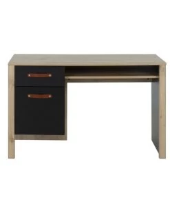 Gami Bureaux Enfant Bureau 1 Tiroir ChĂŞne Noir