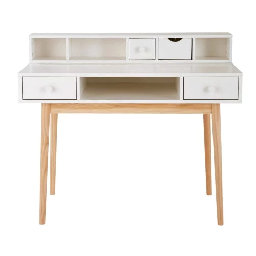 Maisons Du Monde Bureaux Enfant Bureau 2 Tiroirs Blanc 8 Maisons Du Monde Bureaux Enfant Bureau 2 Tiroirs Blanc – Image 6