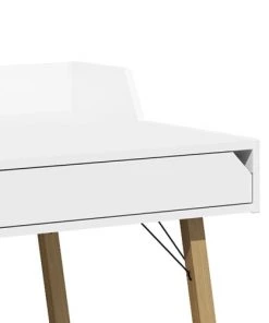 Bellamy Bureaux Enfant Bureau 2 Tiroirs Blanc -Armoires enfant Soldes bureau 2 tiroirs blanc 5