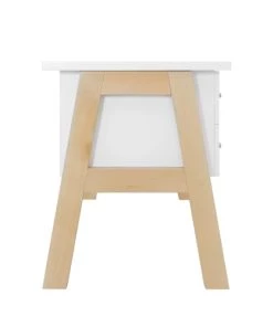 Bopita Bureaux Enfant Bureau 2 Tiroirs Blanc Naturel -Armoires enfant Soldes bureau 2 tiroirs blanc naturel 3