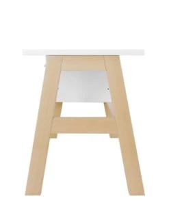 Bopita Bureaux Enfant Bureau 2 Tiroirs Blanc Naturel -Armoires enfant Soldes bureau 2 tiroirs blanc naturel 4